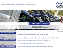 Tablet Screenshot of bike-travel-service.de
